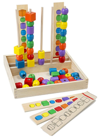 Melissa and doug bead set online