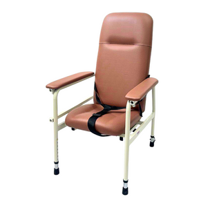 Height Adjustable Stationary Geriatric Chair with Tray