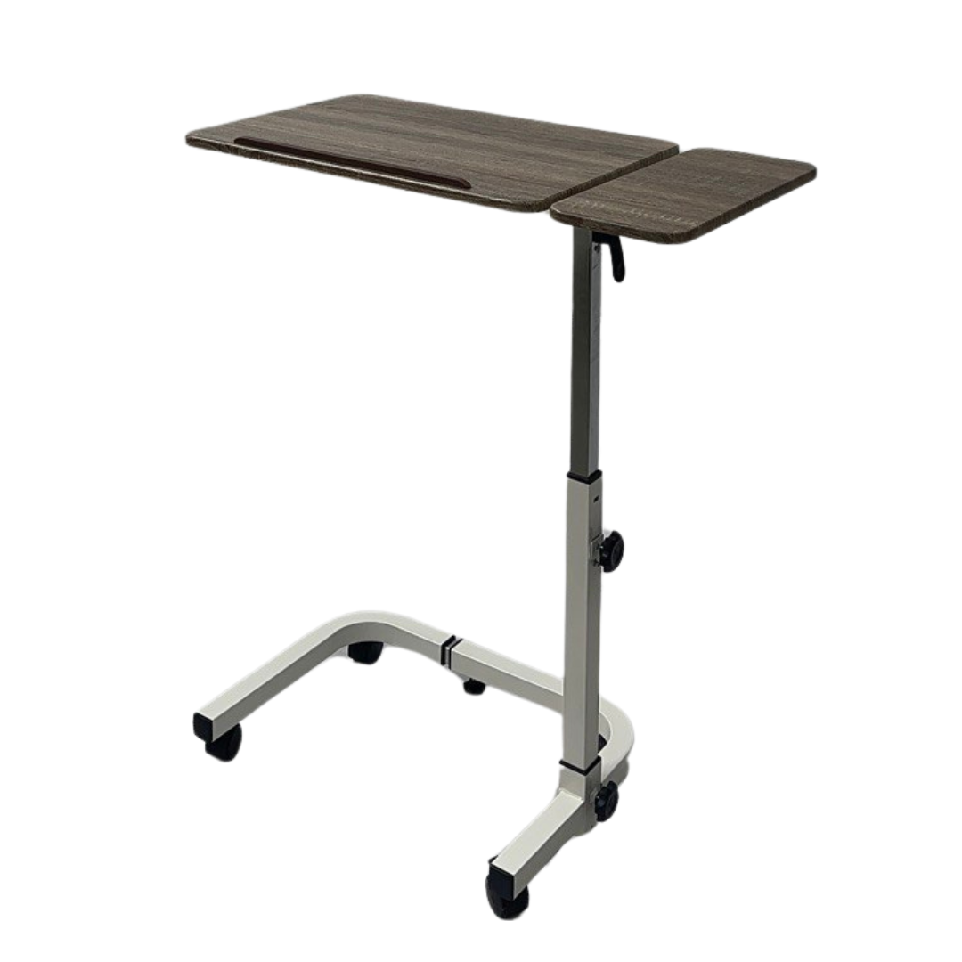 Overbed Table With Adjustable U-Base