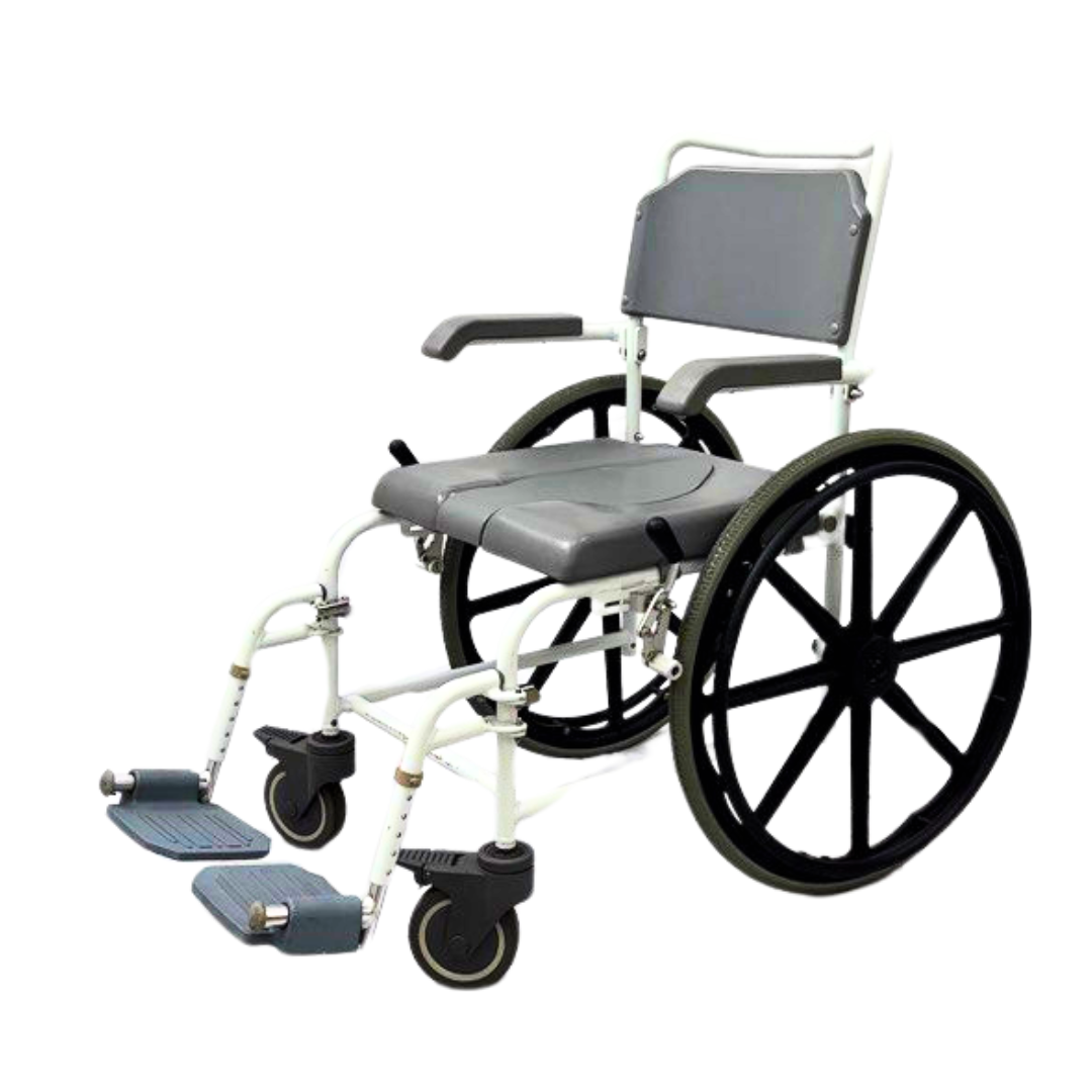 Deluxe Self-Propelled Shower Commode Chair