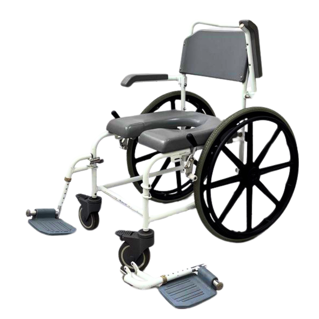 Deluxe Self-Propelled Shower Commode Chair