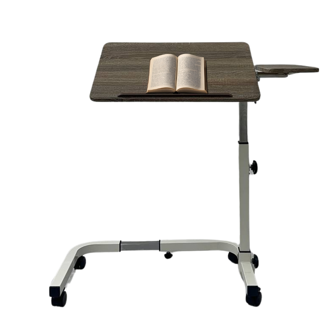 Overbed Table With Adjustable U-Base