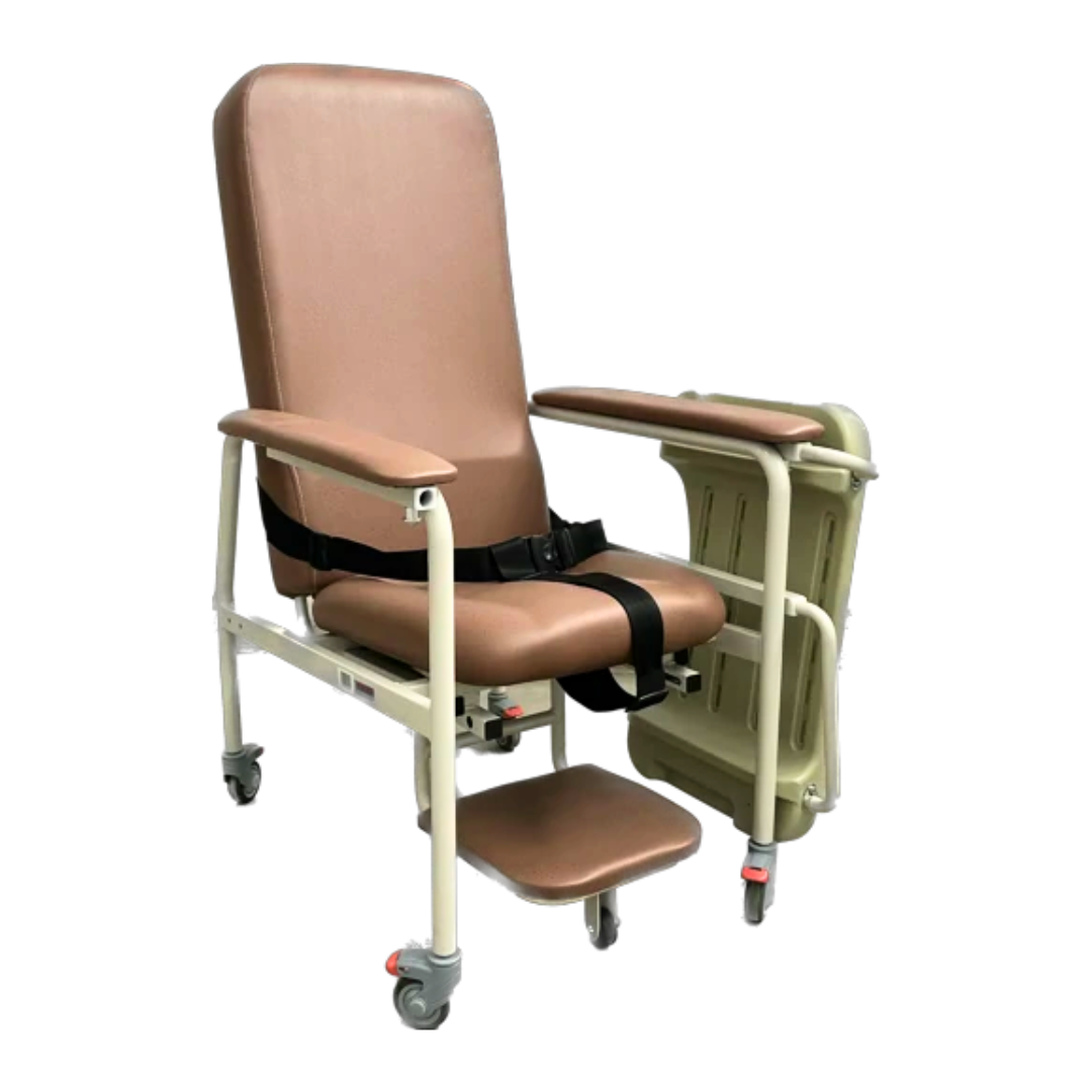 Mobile Geriatric Chair With Footboard