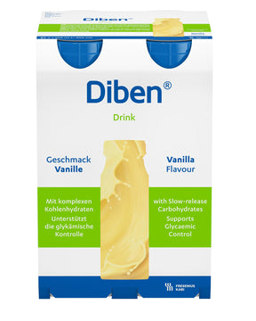 Diben Drink 200ml Vanilla & Cappuccino (Pack of 4 Bottles)