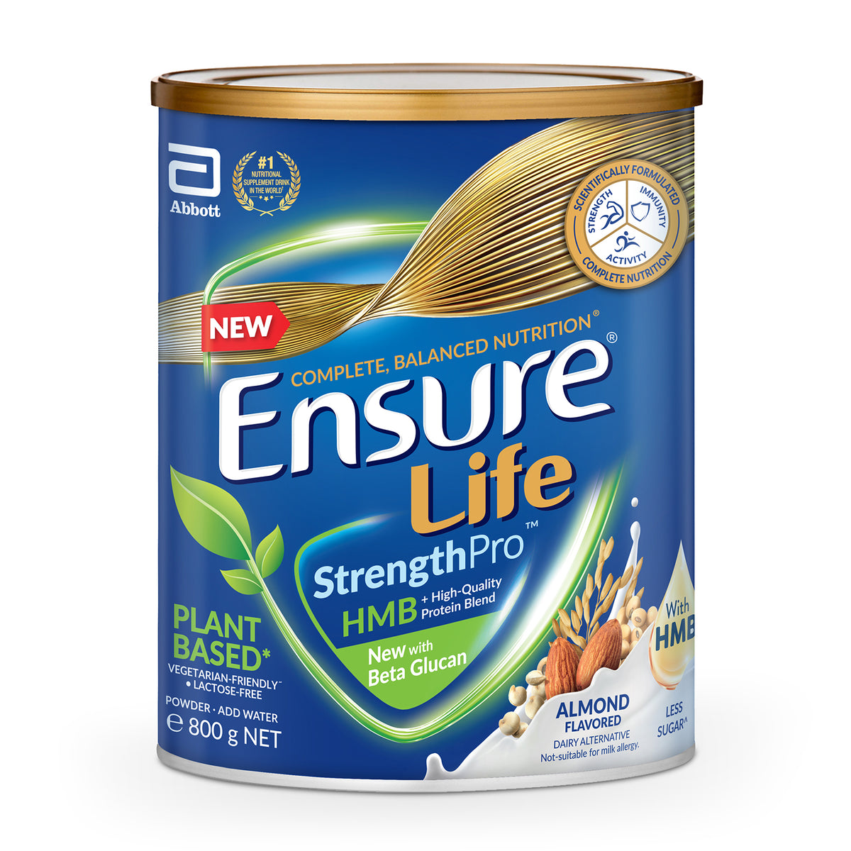 Ensure Life Strength Pro Plant Based (Almond) Dairy Alternative 800g