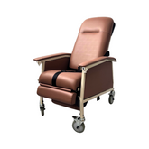 Manual Reclining Geriatric Chair with Tray