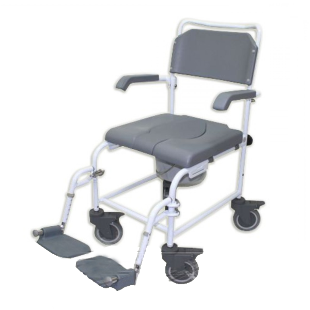 Deluxe Padded Shower Commode Chair