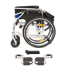 DNR Wheels - APLUS LIGHTWEIGHT DETACHABLE WHEELCHAIR 