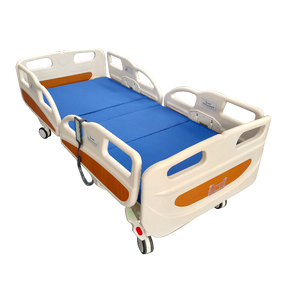 Electric 5 Functions Bed with Quad Rails full view