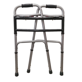 Foldable Bariatric Walking Frame folded