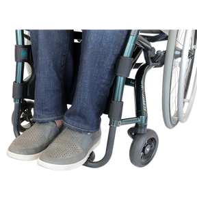 Bodypoint Aeromesh Calf Supports SP103 on wheelchair