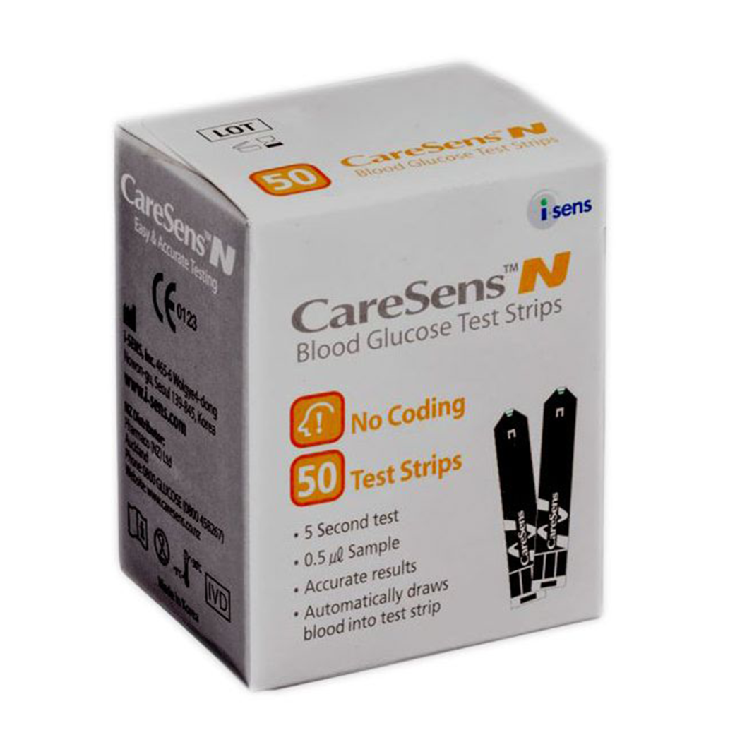 DNR Wheels - CareSens N Blood Glucose Test Strip 