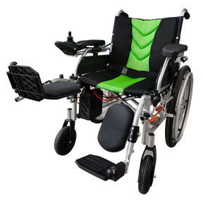 Cruz Motorised Wheelchair with Elevating Footrests