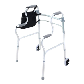 Foldable Rising Walking Frame with Seat