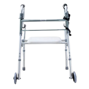 Foldable Rising Walking Frame with Seat