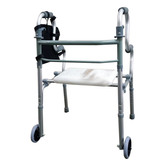 Foldable Rising Walking Frame with Seat