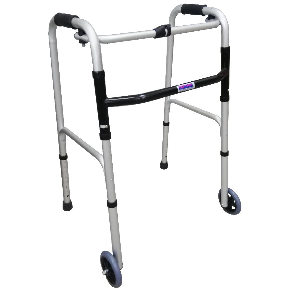 Foldable Walking Frame with 5" Front Castors