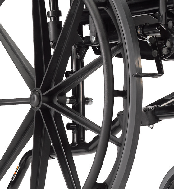 Invacare 9000 XDT rear wheel