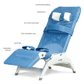 Rifton Wave Bath Chair blue