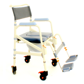 ShowerBuddy Foldable Mobile Shower Commode Chair