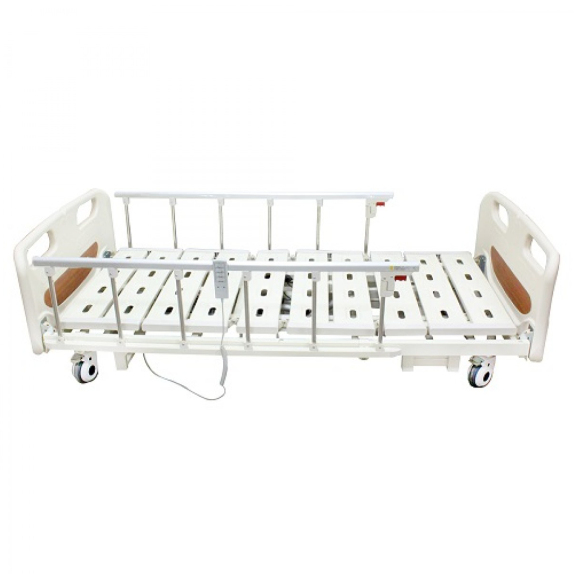 3 Functions Electric Hospital Bed Low Bed with Dual Side Rail - DNR WHEELS PTE LTD