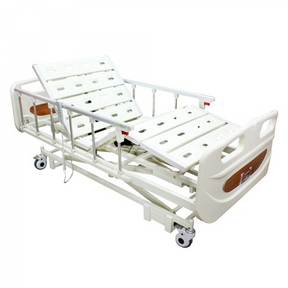 3 Functions Electric Hospital Bed Low Bed with Dual Side Rail - DNR WHEELS PTE LTD